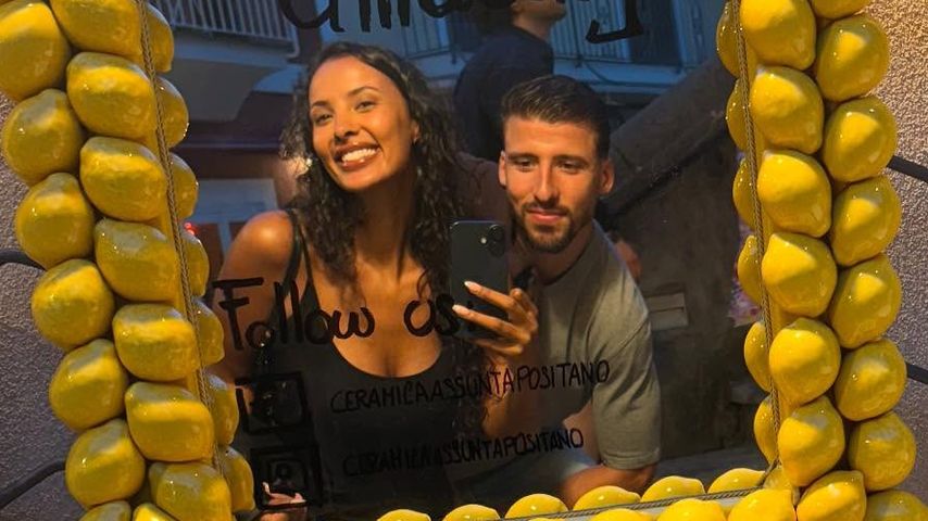 Maya Jama und Rúben Dias teilen süße Bilder im Liebesurlaub