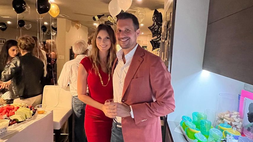Maya Vander mit ihrem Mann David an Silvester 2022