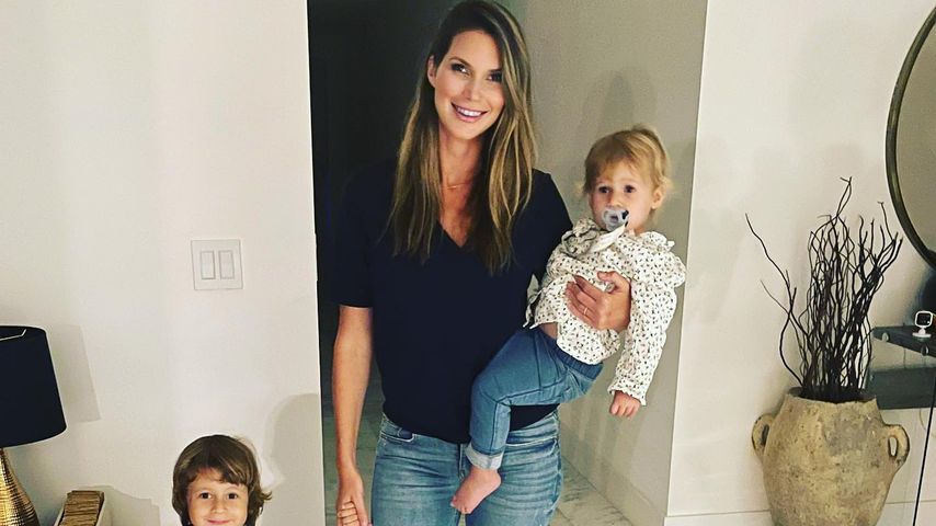 Maya Vander und ihre beiden Kinder im März 2022 in Miami