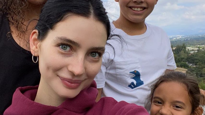 Meadow Walker mit Hania Riley, Vincent und Pauline Sinclair im Juni 2020