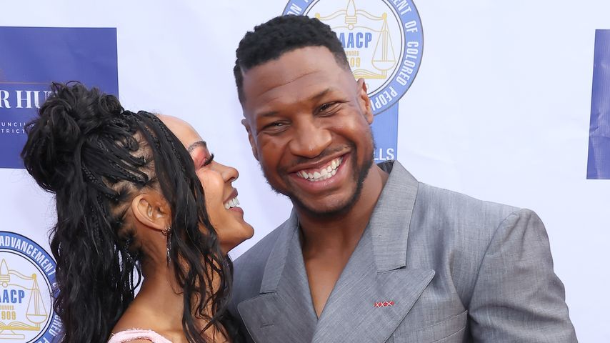 Meagan Good und Jonathan Majors im Juni 2024