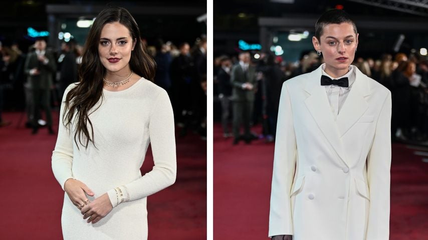 "The Crown"-Stars flashen in royalen Looks auf der Premiere!