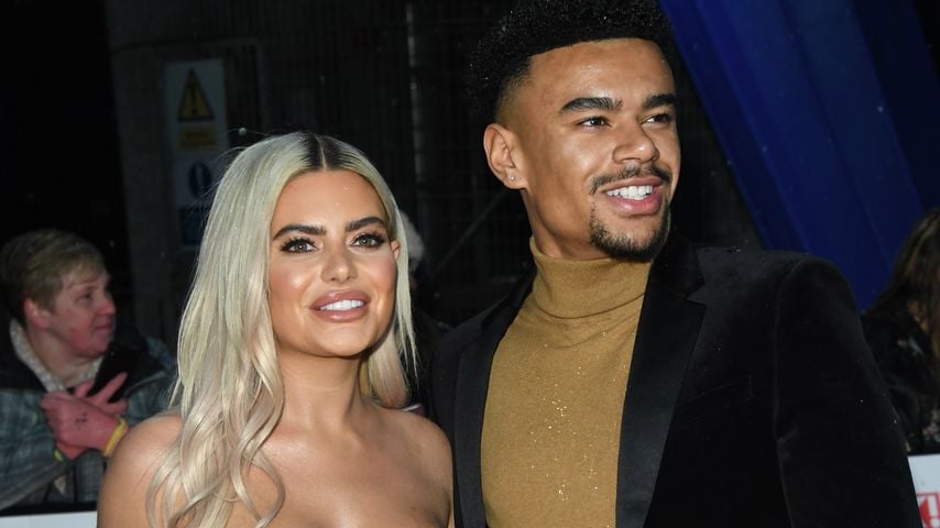 Megan Barton Hanson und Wes Nelson bei den National Television Awards