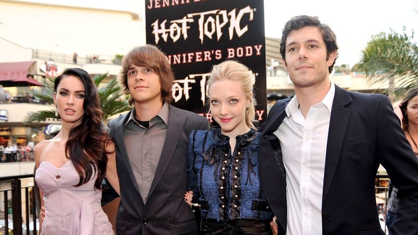Bei einem Fan-Event zu "Jennifer's Body" in Los Angeles: Megan Fox, Johnny Simmons, Amanda Seyfried und Adam Brody