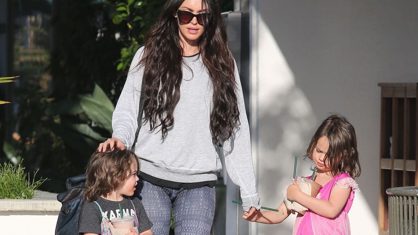 Megan Fox mit ihren Söhnen Bodhi und Noah