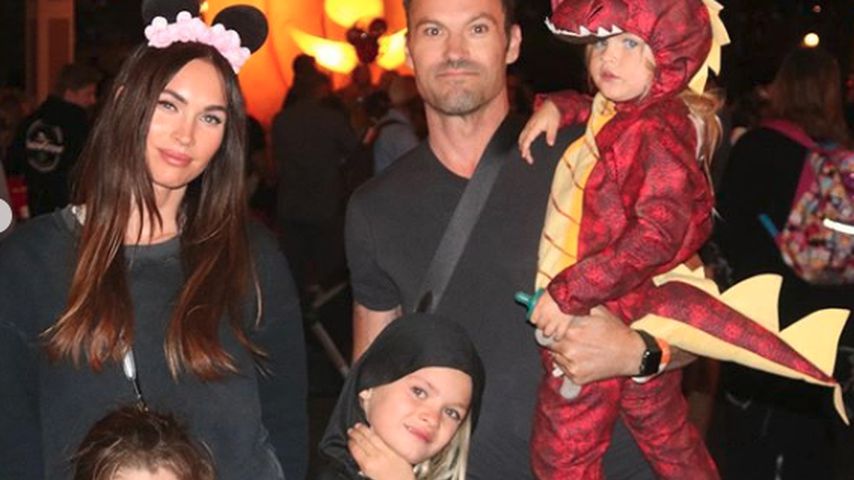Megan Fox und Brian Austin Green mit ihren Kindern Bodhi, Noah und Journey