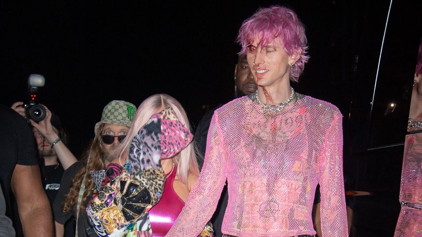 Megan Fox und Machine Gun Kelly nach der After-Party der "Life in Pink"-Premiere, Juni 2022