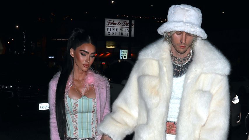 Cool oder trashy? Megan Fox und MGK rocken Fell und Plüsch