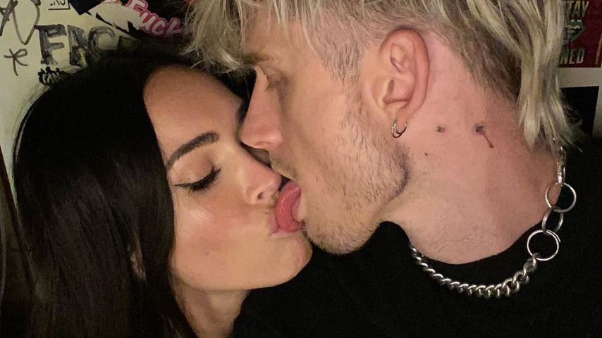 Schauspielerin Megan Fox mit ihrem Freund Machine Gun Kelly