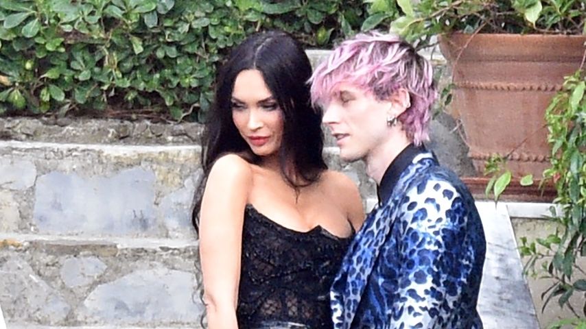 Megan Fox und Machine Gun Kelly auf Kourtney und Travis' Hochzeit