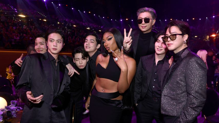 Megan Thee Stallion und BTS im April 2022