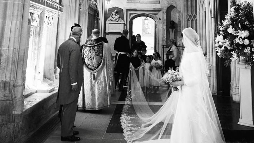 Meghan Markle am Tag ihrer Hochzeit