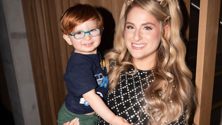 Meghan Trainor mit ihrem Sohn Riley