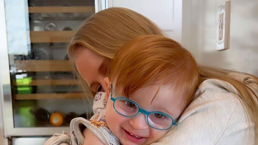 Meghan Trainor mit ihrem Sohn Riley