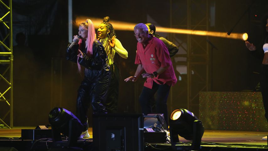 Meghan Trainor mit ihrem Vater Gary im Juli 2019