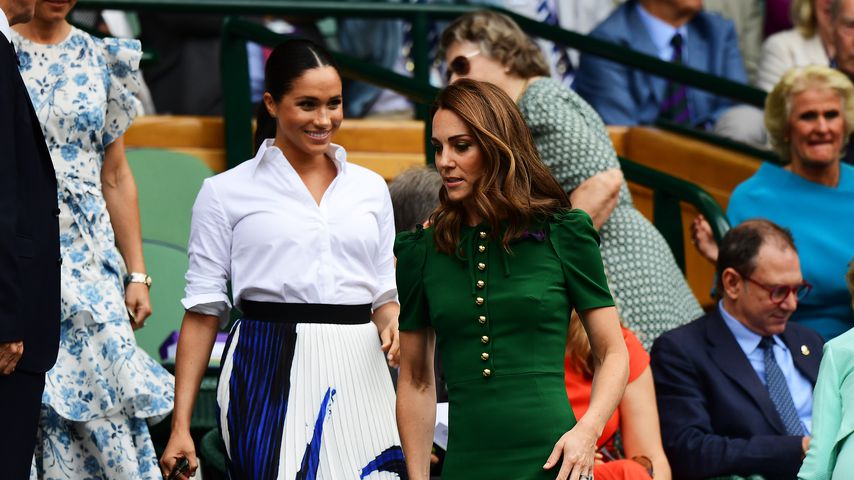 Die Herzoginnen Meghan und Kate beim Wimbledon-Finale