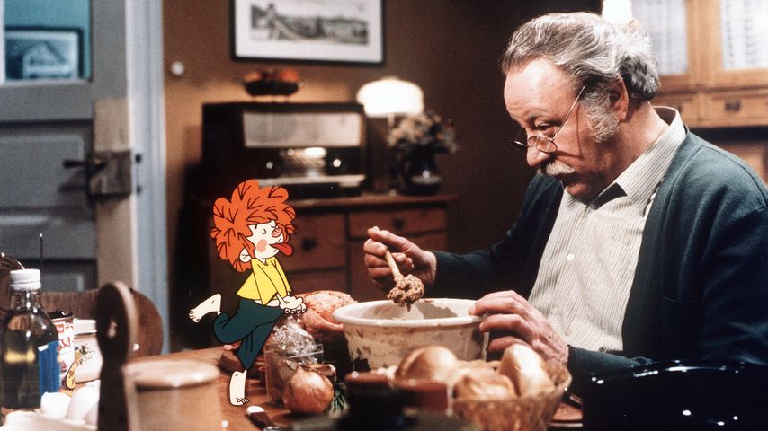 Meister Eder und sein Pumuckl beim Essen