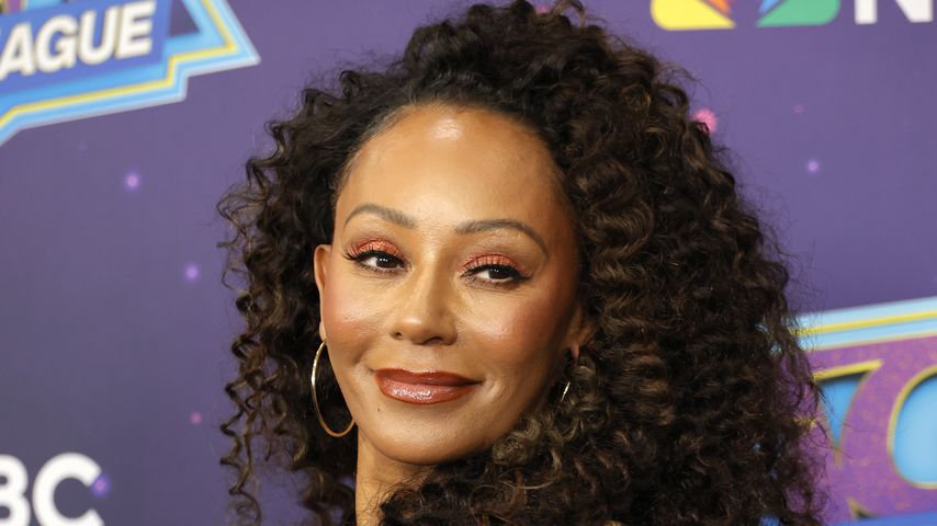 Mel B. strahlt beim Drehauftakt von "America's Got Talent"