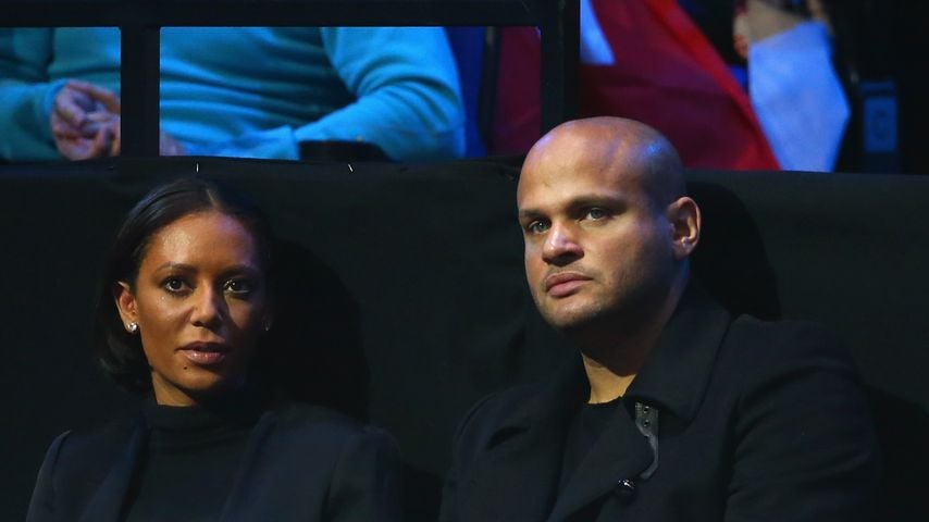 Mel B. und Stephen Belafonte in London, 2014