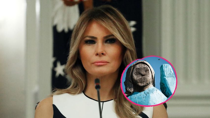 Nach einem Jahr: Holzstatue von Melania Trump abgefackelt!