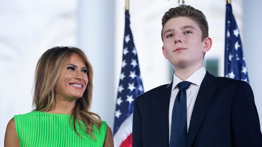 Melania Trump und Barron Trump, 2020