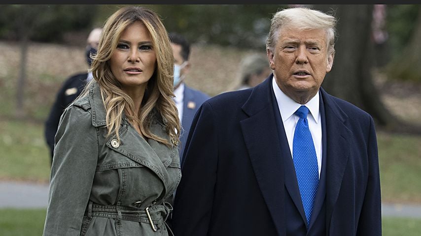 Melania Trump und Donald Trump, Oktober 2020 in Washington, DC