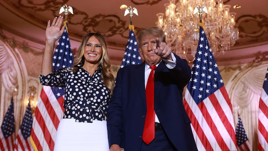 Melania Trump und Donald Trump im November 2022