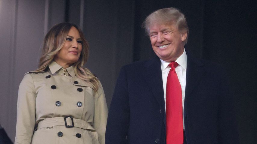 Melania und Donald Trump im Oktober 2021