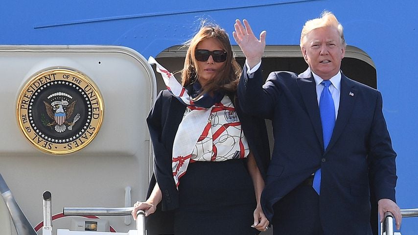 Melania und Donald Trump in London