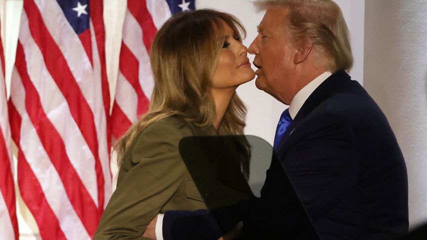 Melania und Donald Trump im August 2020
