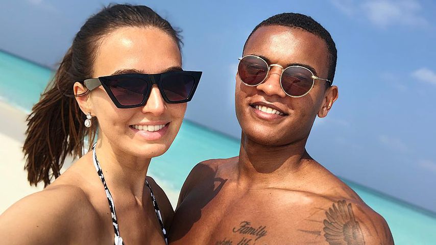 Melanie Akanji und ihr Mann Manuel im Dezember 2018