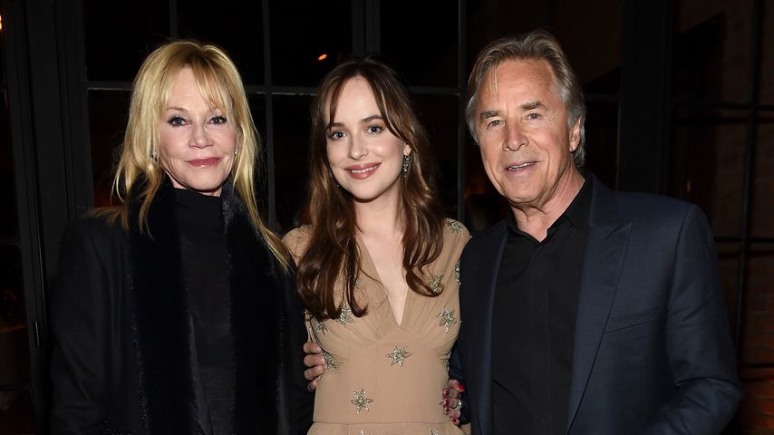 Melanie Griffith, Dakota Johnson und Don Johnson im Februar 2016