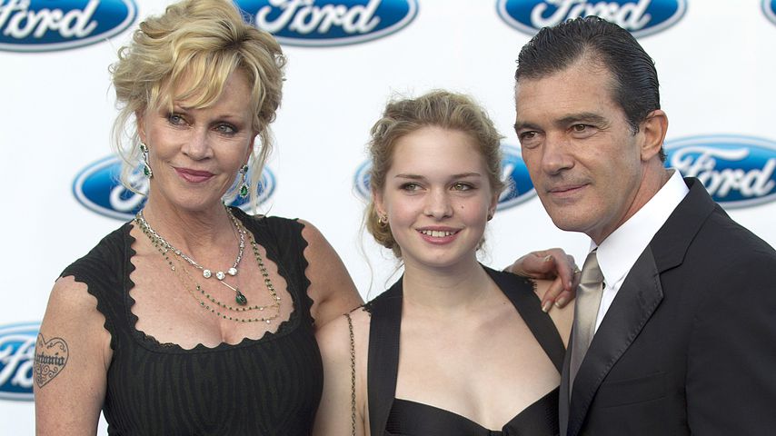 Melanie Griffith, Stella del Carmen und Antonio Banderas im August 2012