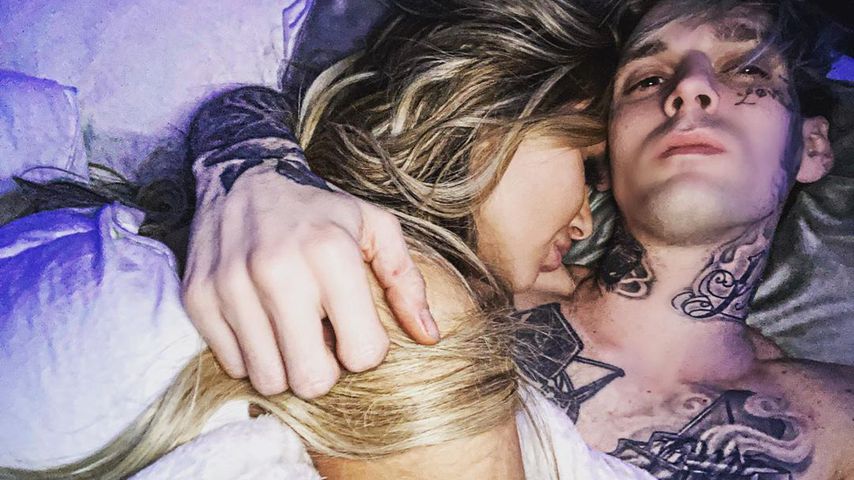 Melanie Martin und Aaron Carter im Februar 2020