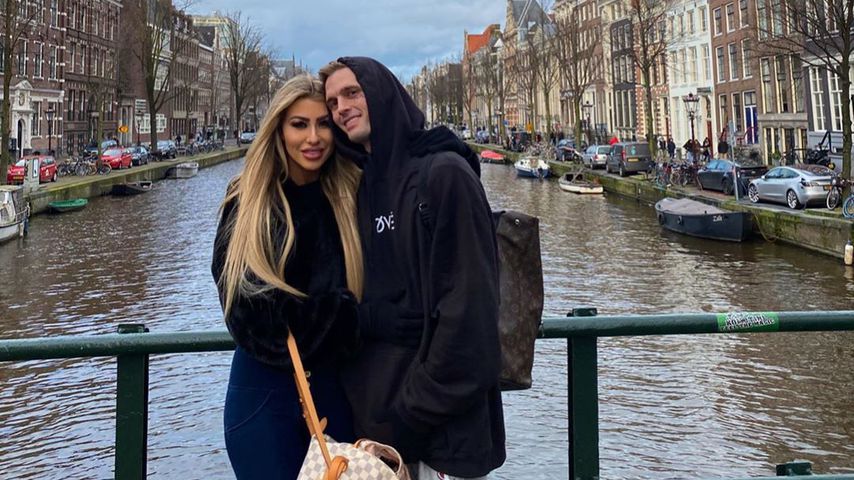 Melanie Martin und Aaron Carter in Amsterdam