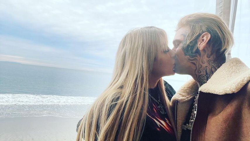 Melanie Martin und Aaron Carter im Februar 2021