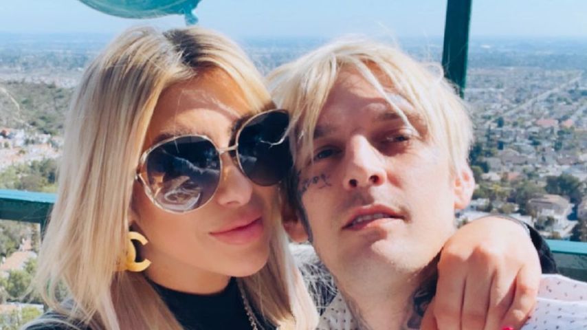 Melanie Martin und Aaron Carter im März 2021