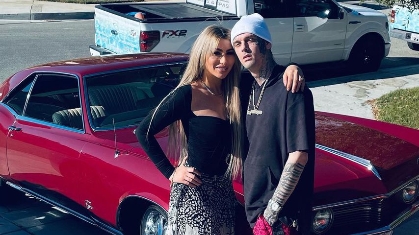 Melanie Martin und Aaron Carter im Februar 2021