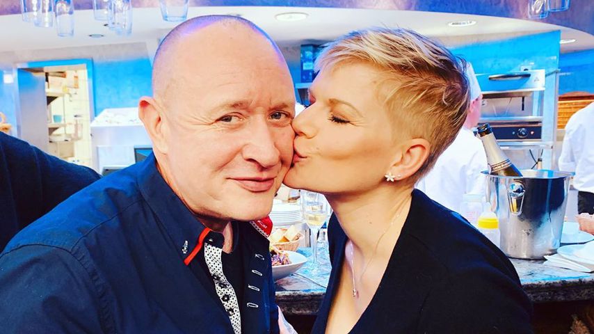 Melanie Müller mit ihrem Mann Mike Blümer