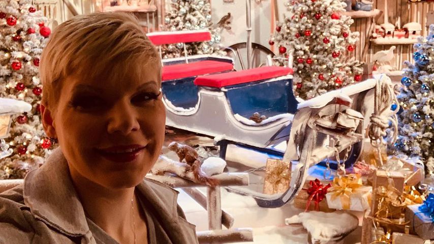 Melanie Müller beim Frühstücksfernsehen im Dezember 2019