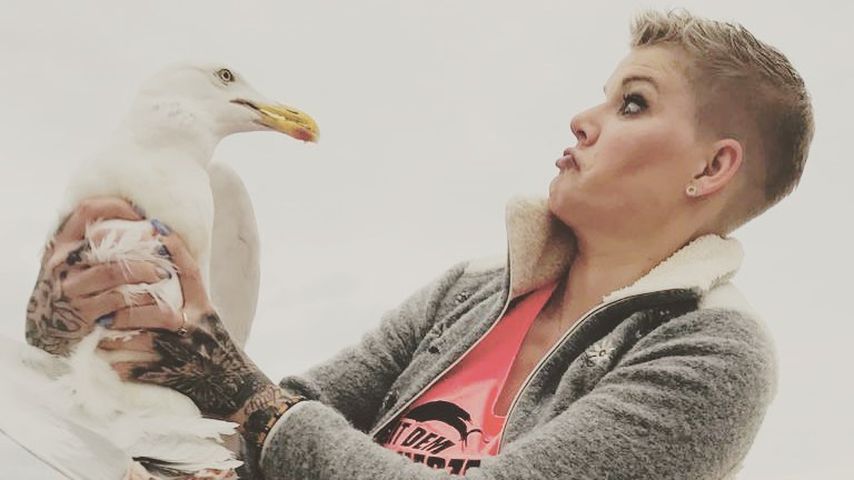 Melanie Müller im Juli 2020 auf Rügen