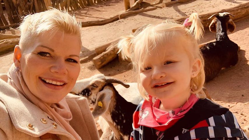 Melanie Müller mit ihrer Tochter Mia Rose