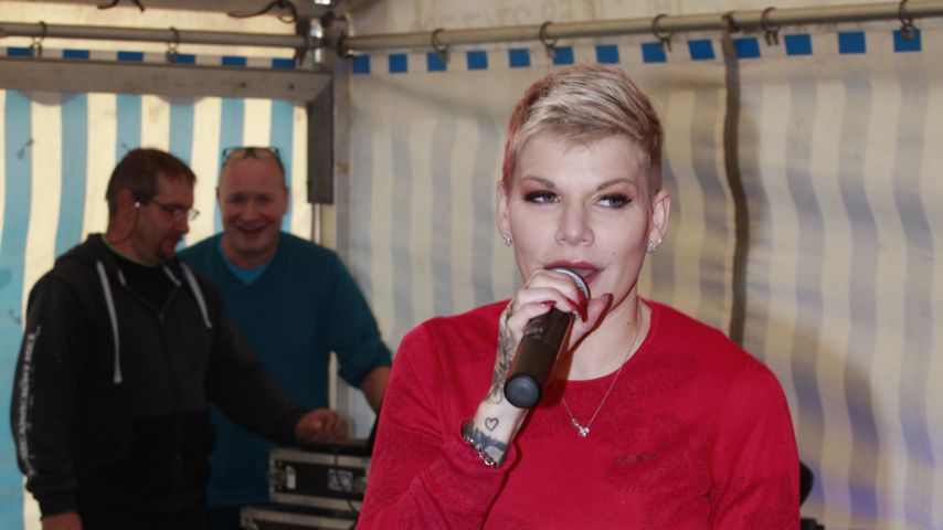 Melanie Müller im Oktober 2019 in Quitzdorf am See, Sachsen