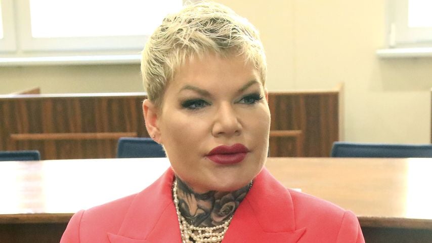 Melanie Müller vor Gericht in Leipzig, 2024
