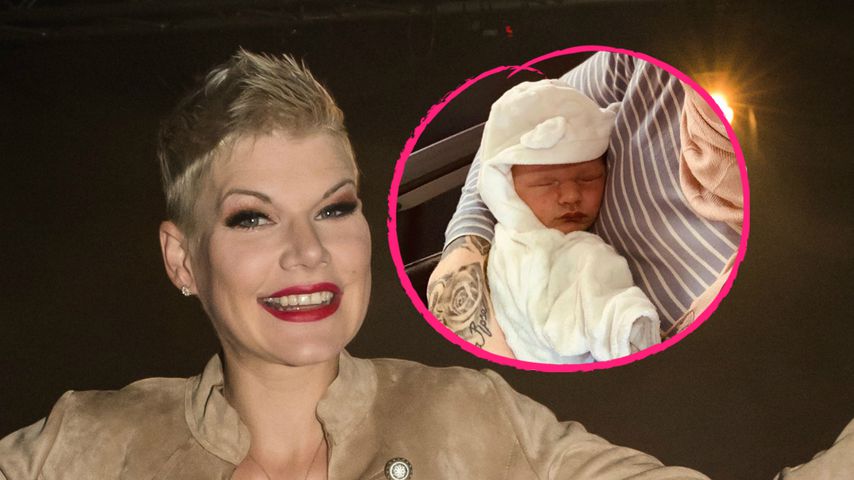 Melli Müller nimmt Baby mit zum Videodreh in Tabledance-Bar
