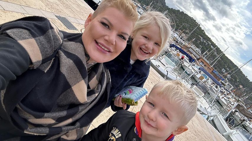 Melanie Müller und ihre Kinder Mia Rose und Matty