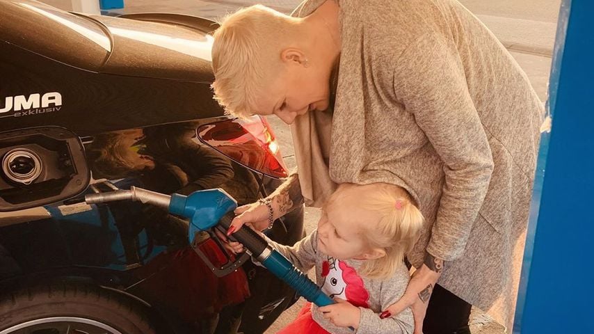 Melanie Müller und Töchterchen Mia Rose