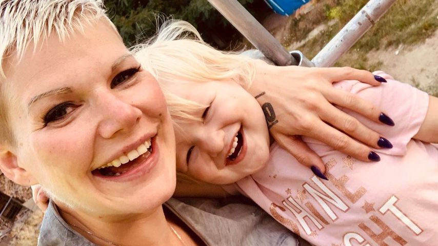 Melanie Müller mit ihrer Tochter Mia Rose