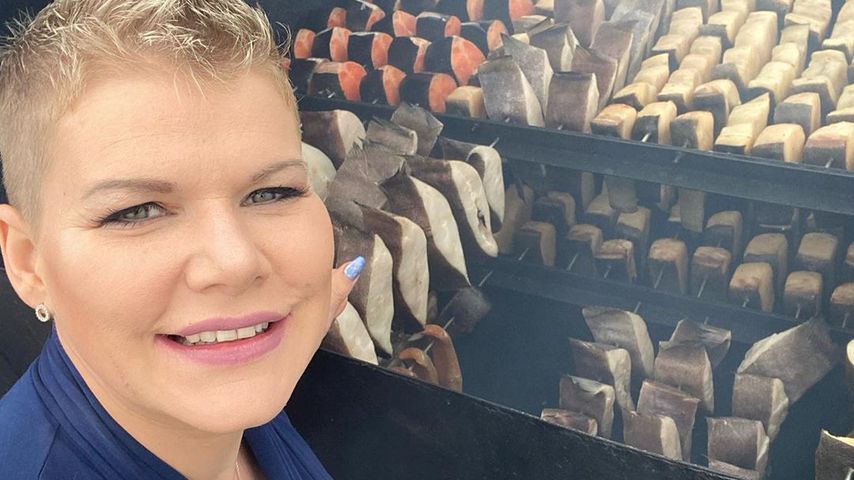 Melanie Müller im Juli 2020 auf Rügen