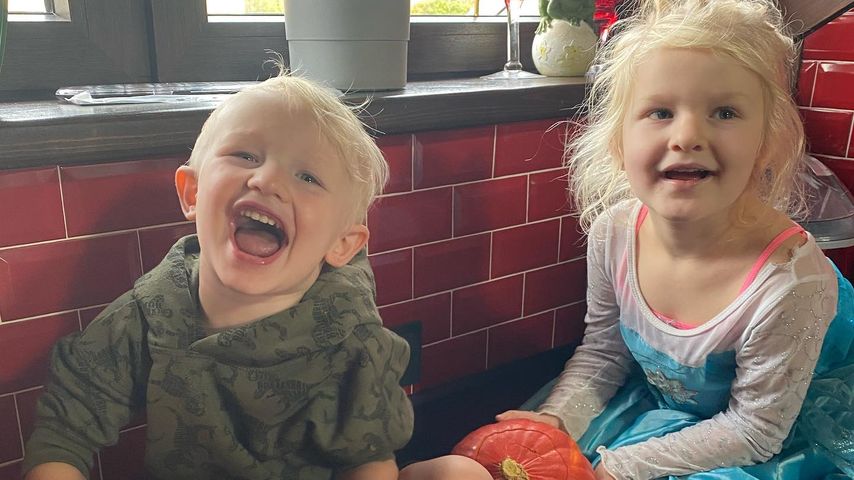 Melanie Müllers Kinder Matty und Mia Rose